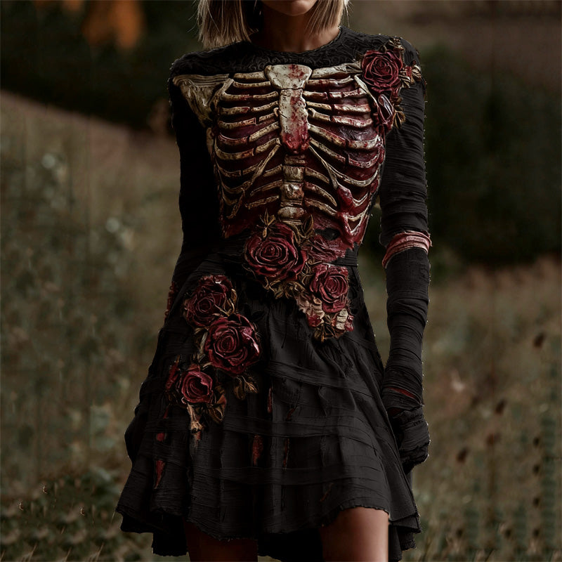 Anmutig gestaltete Kleid