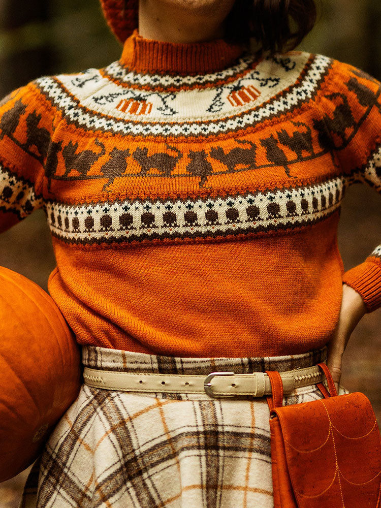 Zeitloser Vintage-Stil Pullover