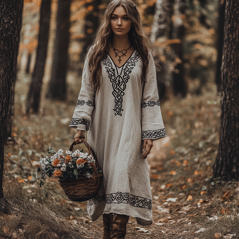 Klassische Vintage Kleid