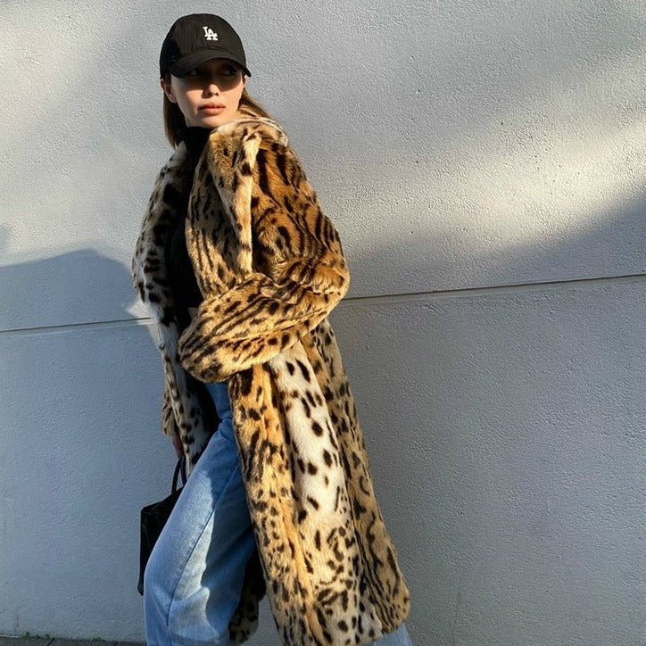 MW | Chic Leopard Mantel für Frauen
