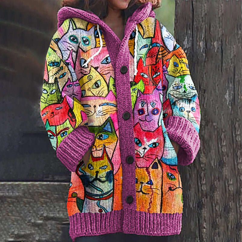 Klassische Vintage Strickjacke