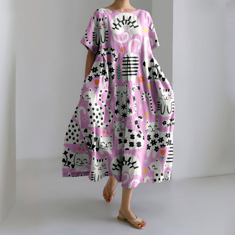 Anmutig gestaltete Kleid