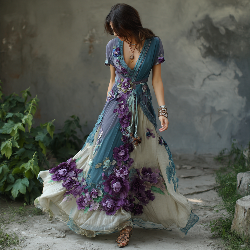 Klassisch gestaltete Kleid