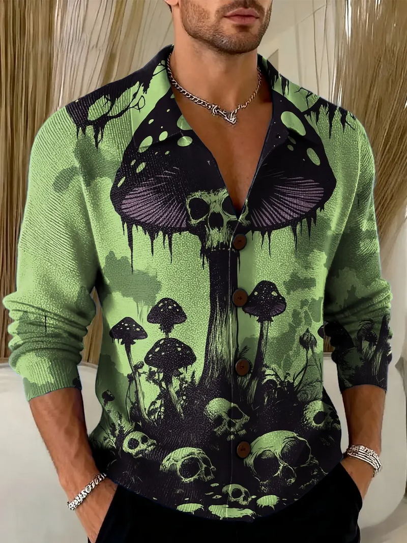Klassische Vintage Strickjacke