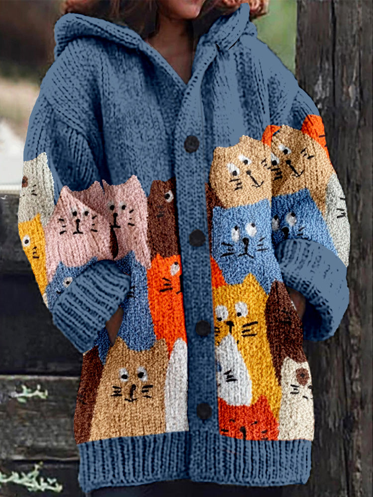 Vintage inspirierte Strickjacke