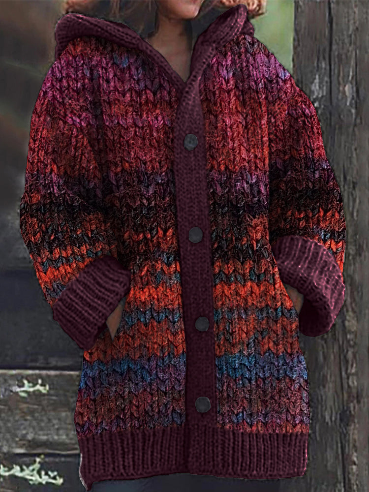 Zeitloser Vintage-Stil Strickjacke