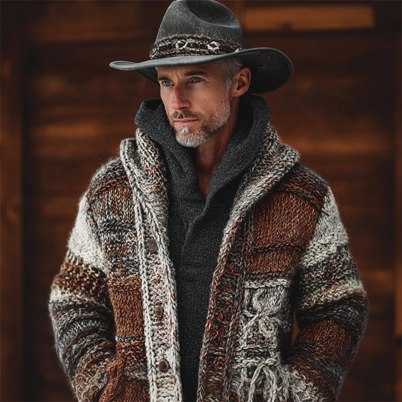 Klassische Vintage Strickjacke