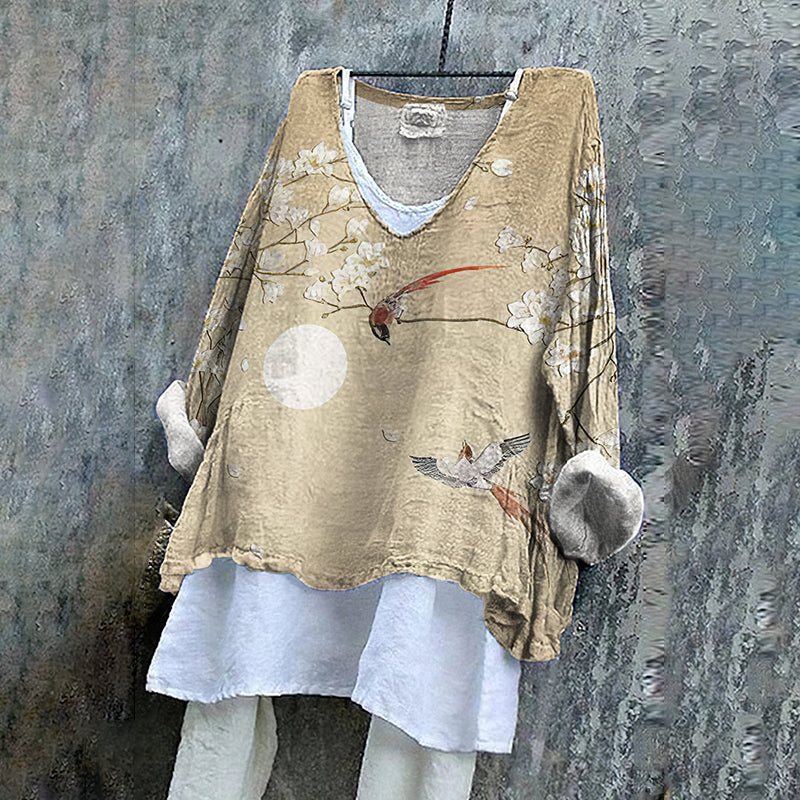 Zeitloser Vintage-Stil Bluse