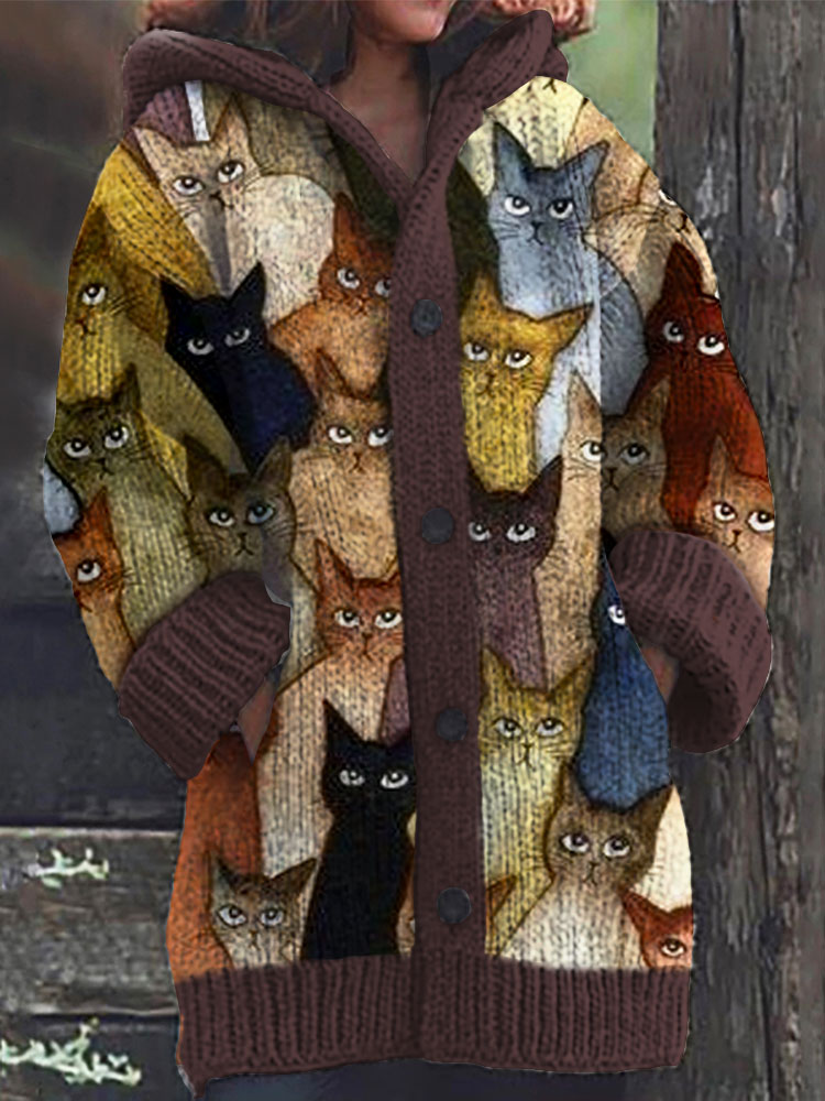 Wunderschön gefertigte Strickjacke
