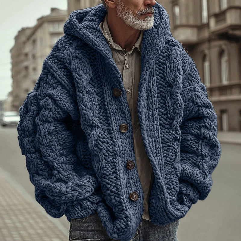 Zeitloser Vintage-Stil Strickjacke