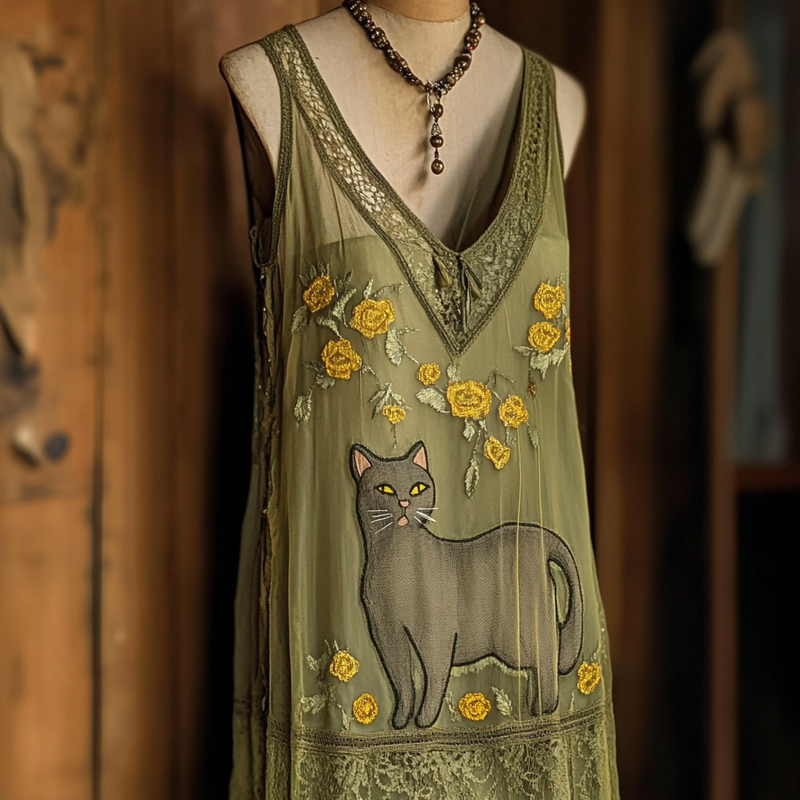 Klassische Vintage Kleid