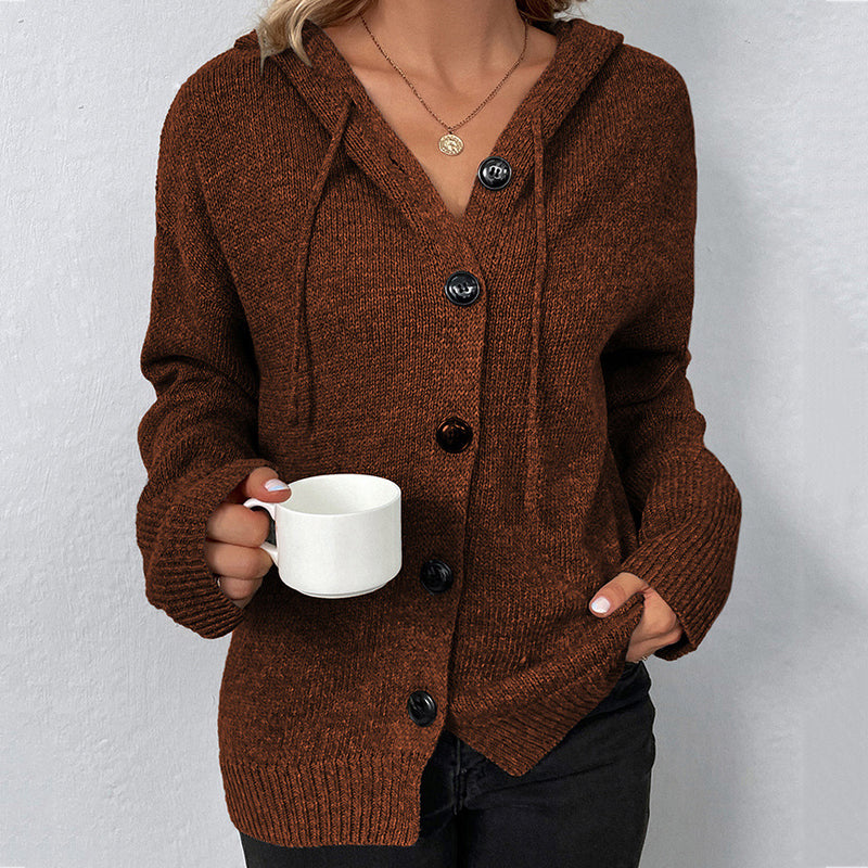 Durchdacht gestaltete Strickjacke