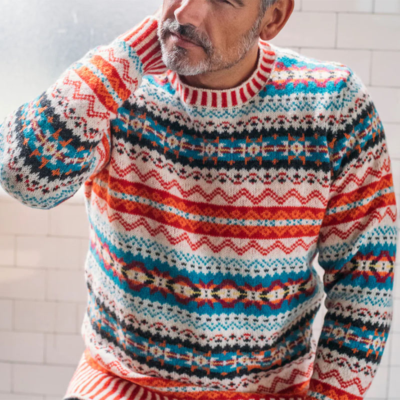 Zeitloser Vintage-Stil Pullover