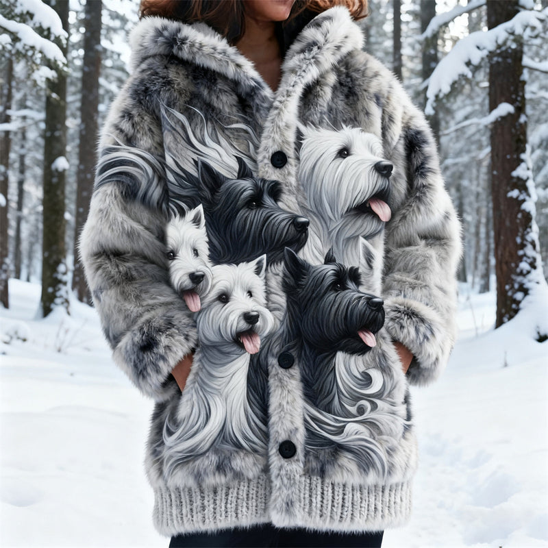 Zeitloser Vintage-Stil Strickjacke