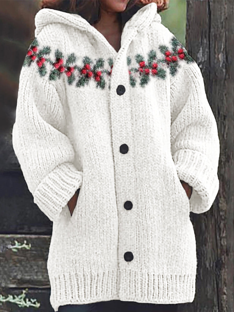 Klassisch gestaltete Strickjacke