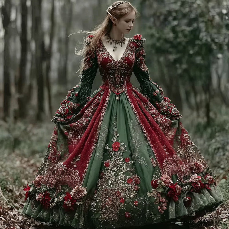 Anmutig gestaltete Kleid