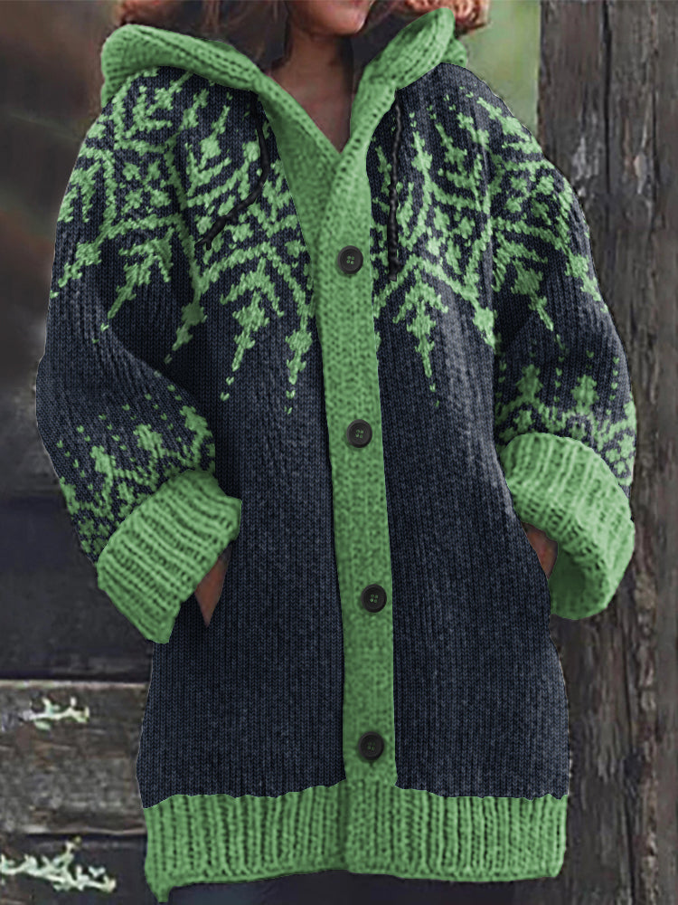 Zeitloser Vintage-Stil Strickjacke