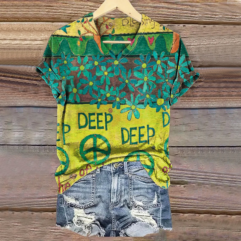 Durchdacht gestaltete T-Shirt