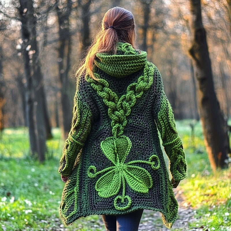 Anmutig gestaltete Strickjacke