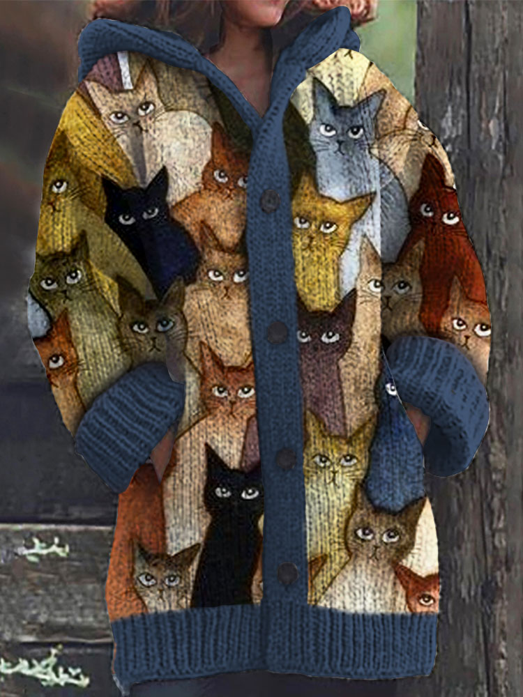 Wunderschön gefertigte Strickjacke