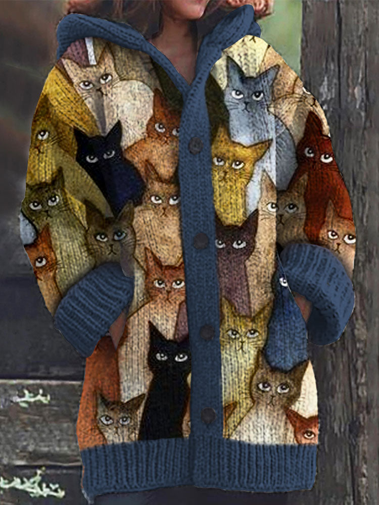 Wunderschön gefertigte Strickjacke