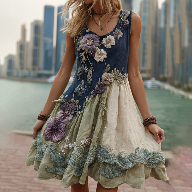 Anmutig gestaltete Kleid