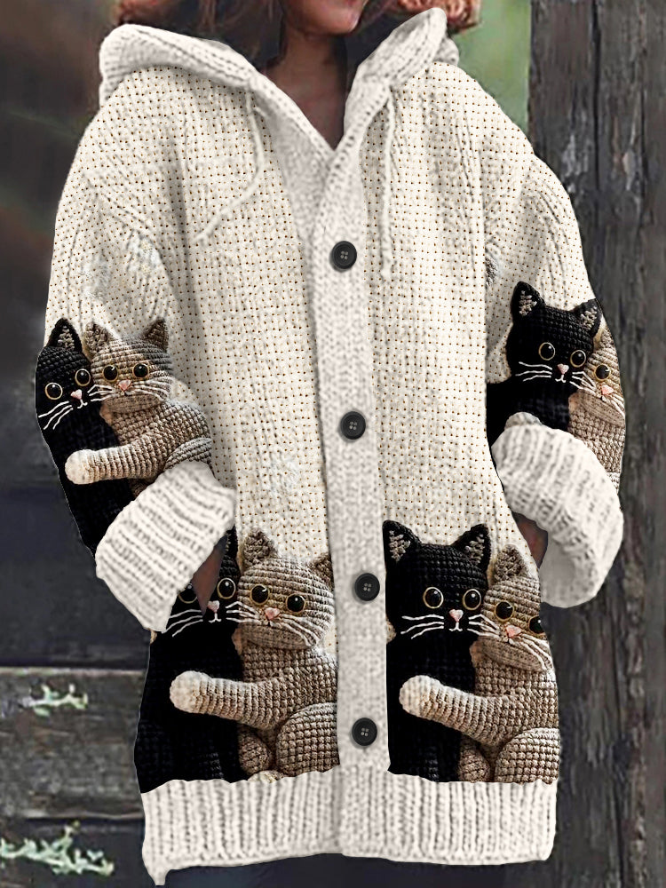 Vintage inspirierte Strickjacke