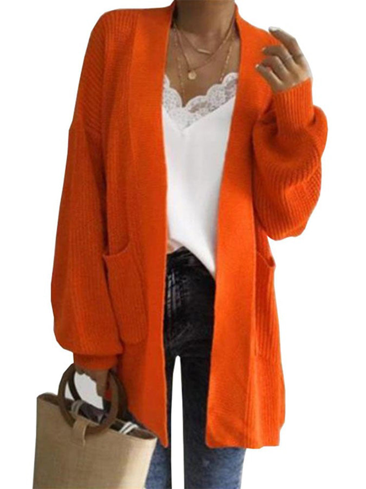 Elegant gestaltete Strickjacke