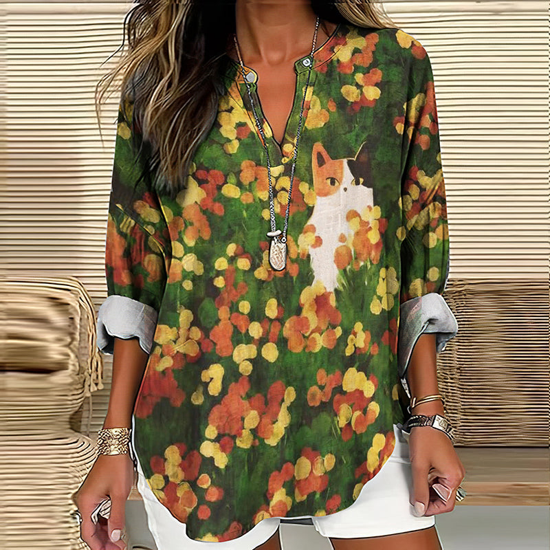 Vintage inspirierte Bluse