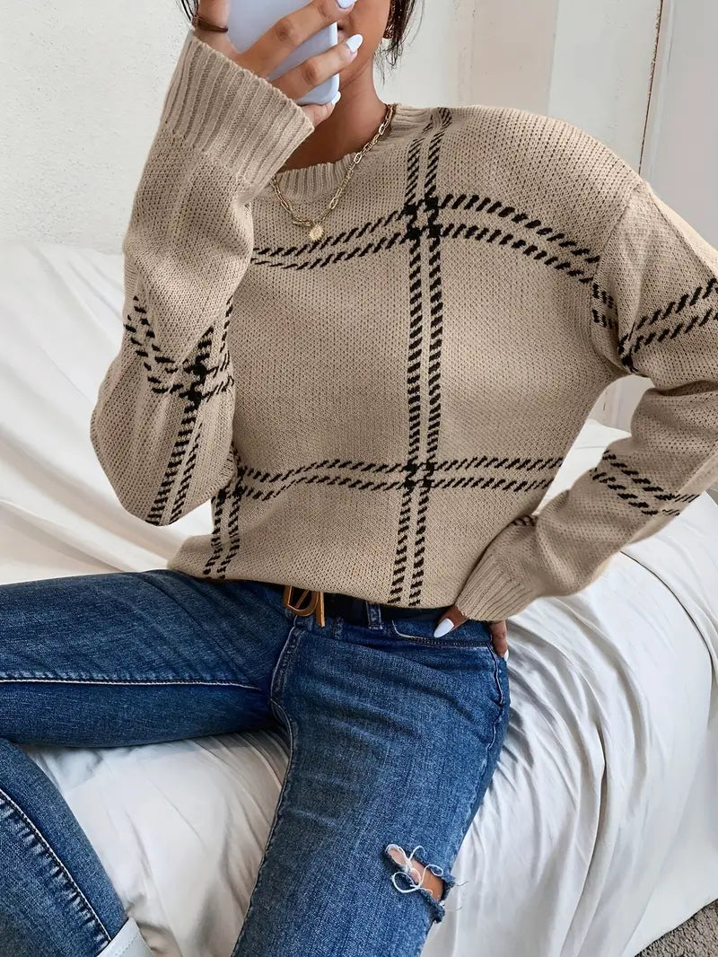 Zeitloser Vintage-Stil Pullover