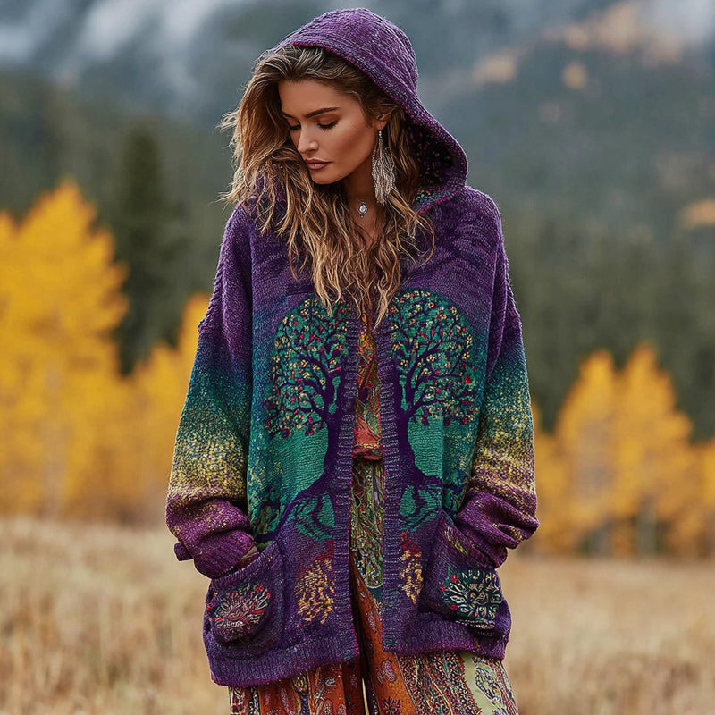 Vintage inspirierte Strickjacke