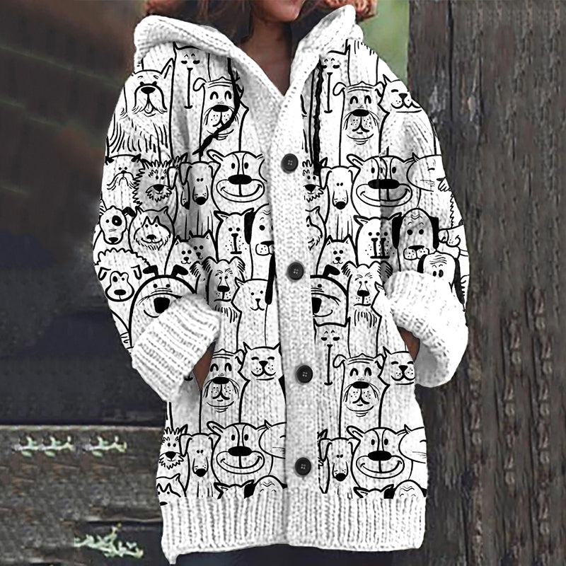 Elegant gestaltete Strickjacke