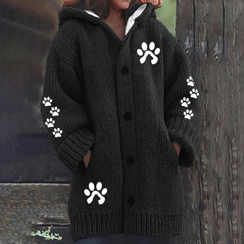 Durchdacht gestaltete Strickjacke