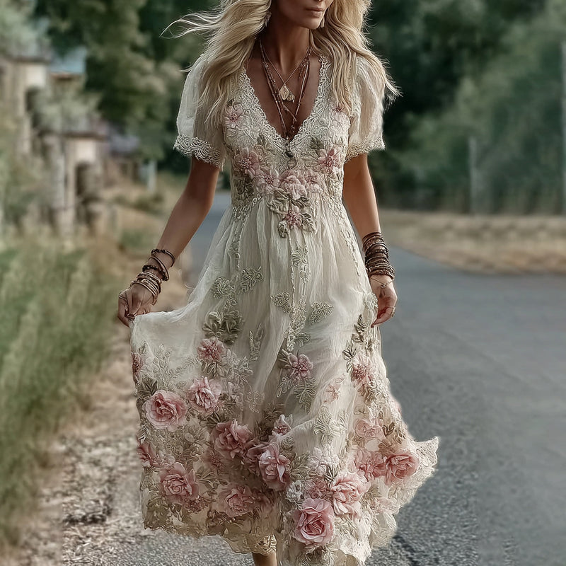 Klassisch gestaltete Kleid