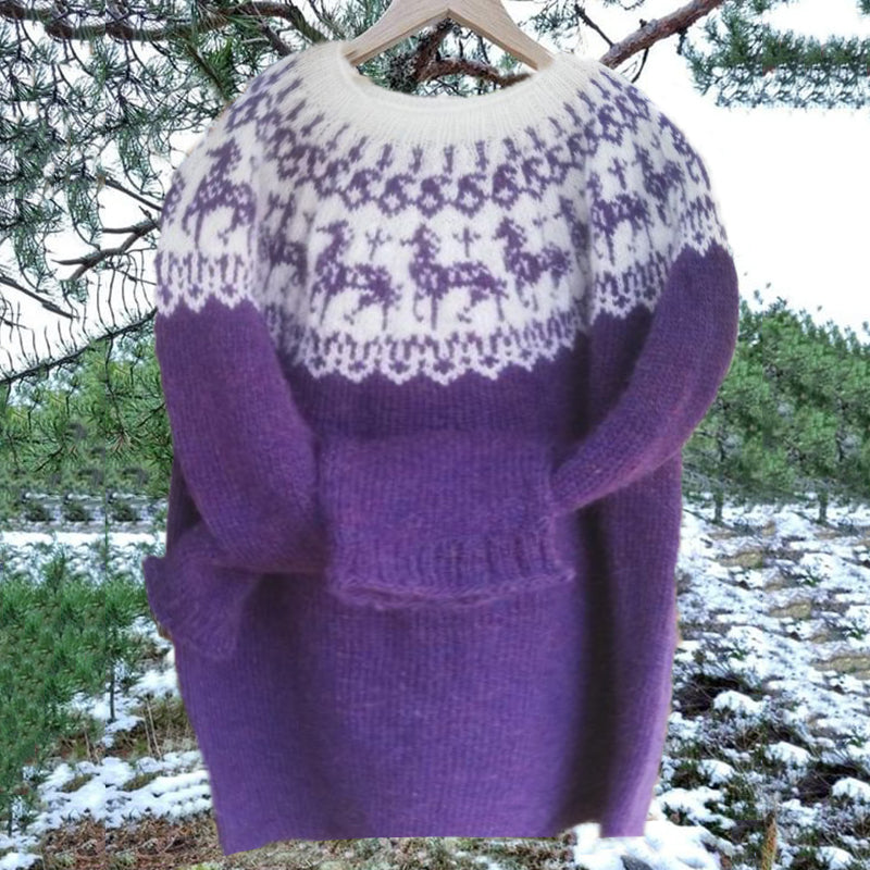 Zeitloser Vintage-Stil Pullover