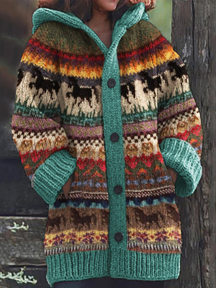 Wunderschön gefertigte Strickjacke