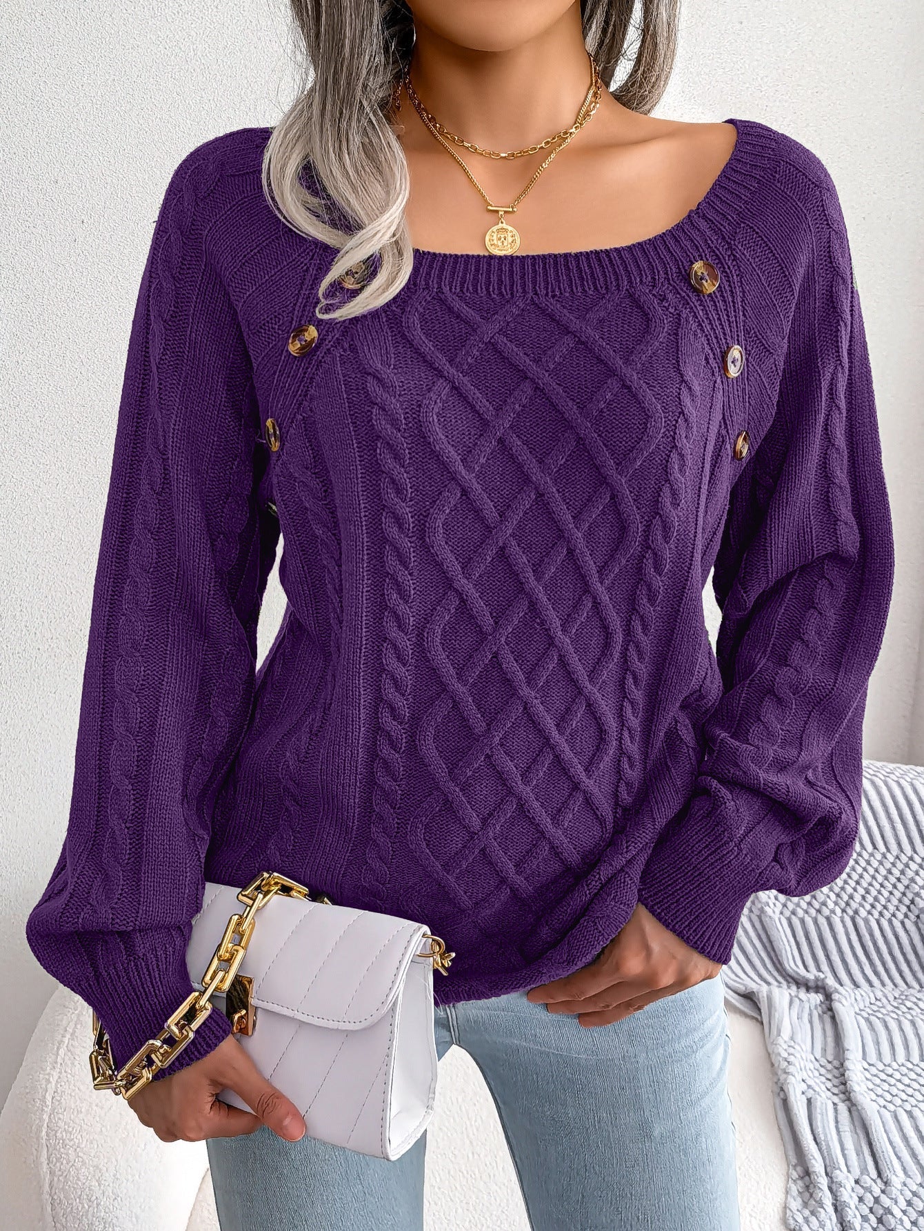 Zeitloser Vintage-Stil Pullover