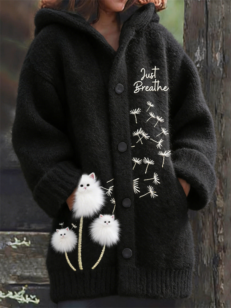 Anmutig gestaltete Strickjacke