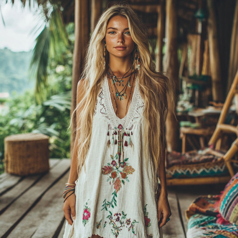 Zeitloser Vintage-Stil Kleid