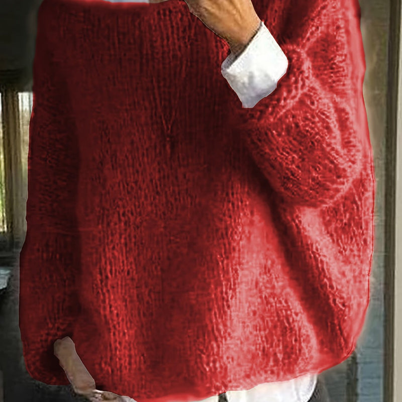 JO | Gemütlicher übergroßer Strickpullover
