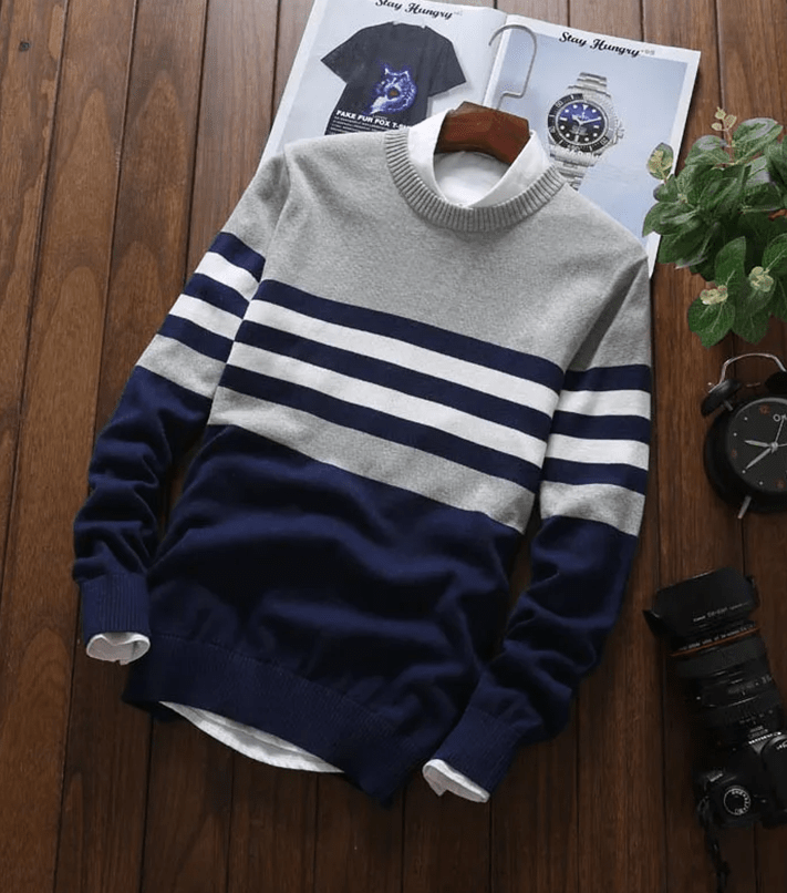 MW | Casual Wollpullover für Männe