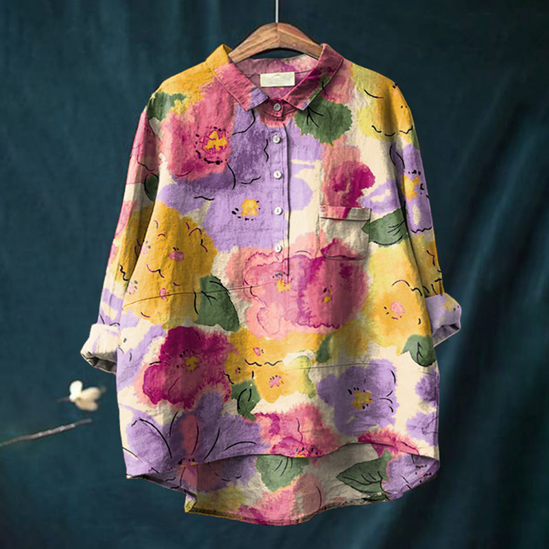 Klassische Vintage Bluse