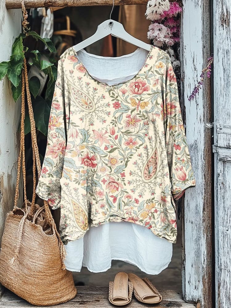 Zeitloser Vintage-Stil Bluse