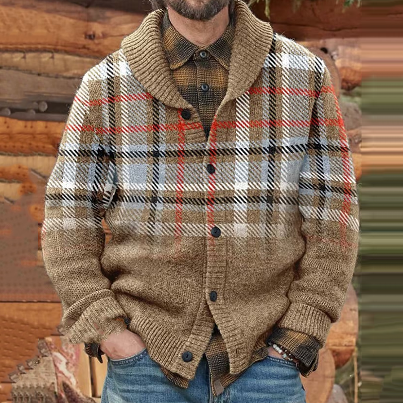 Klassische Vintage Strickjacke