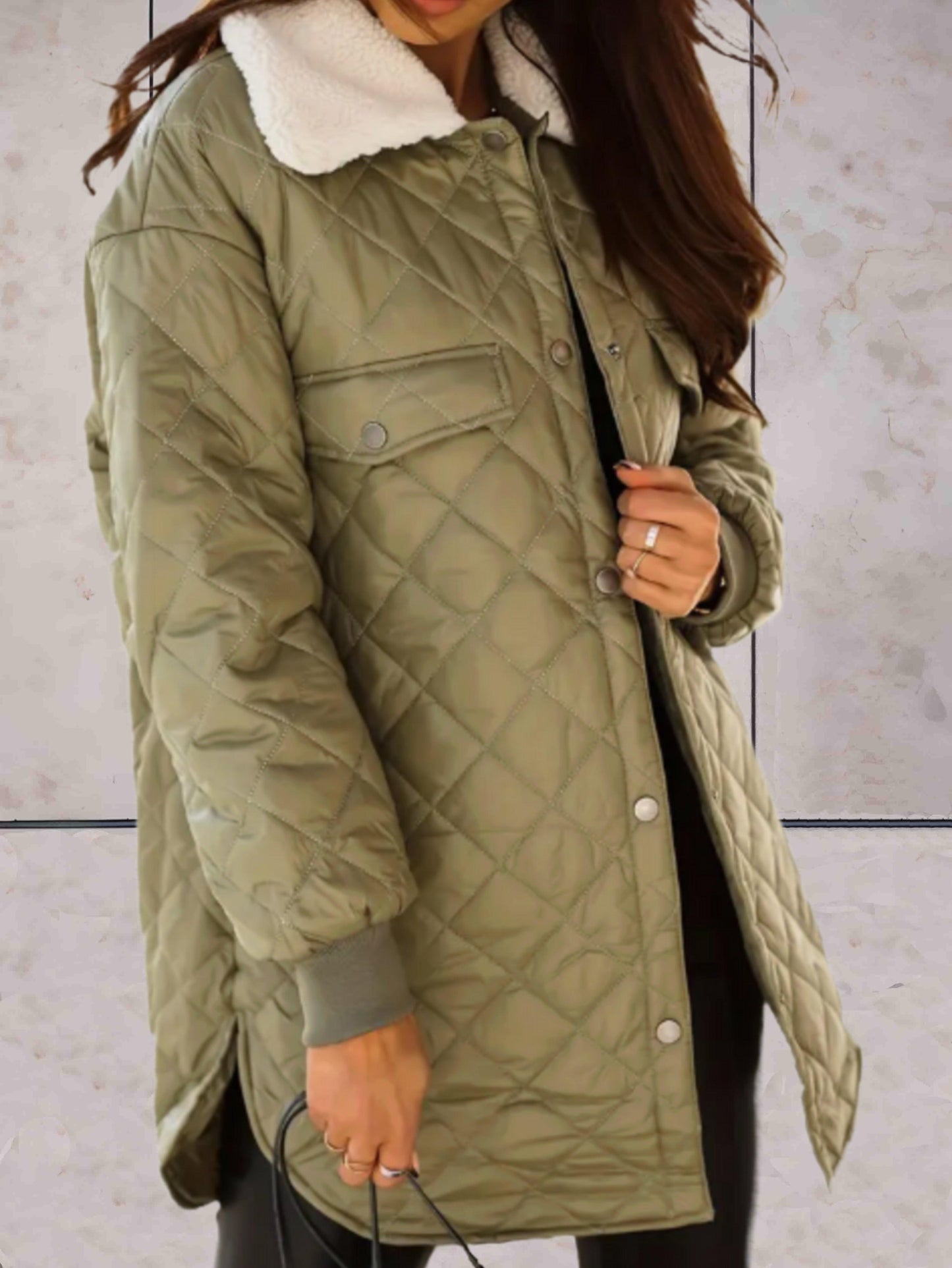 Anmutig gestaltete Jacke