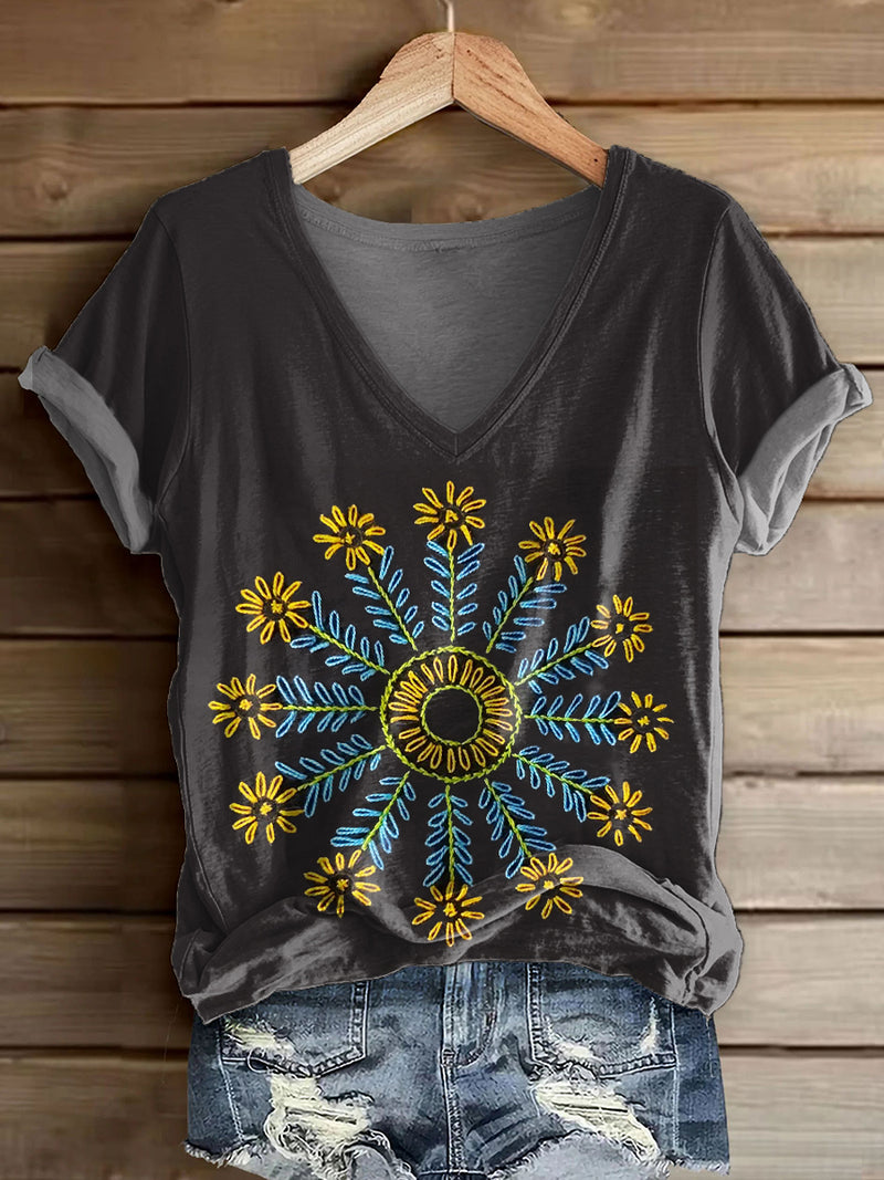 Durchdacht gestaltete T-Shirt