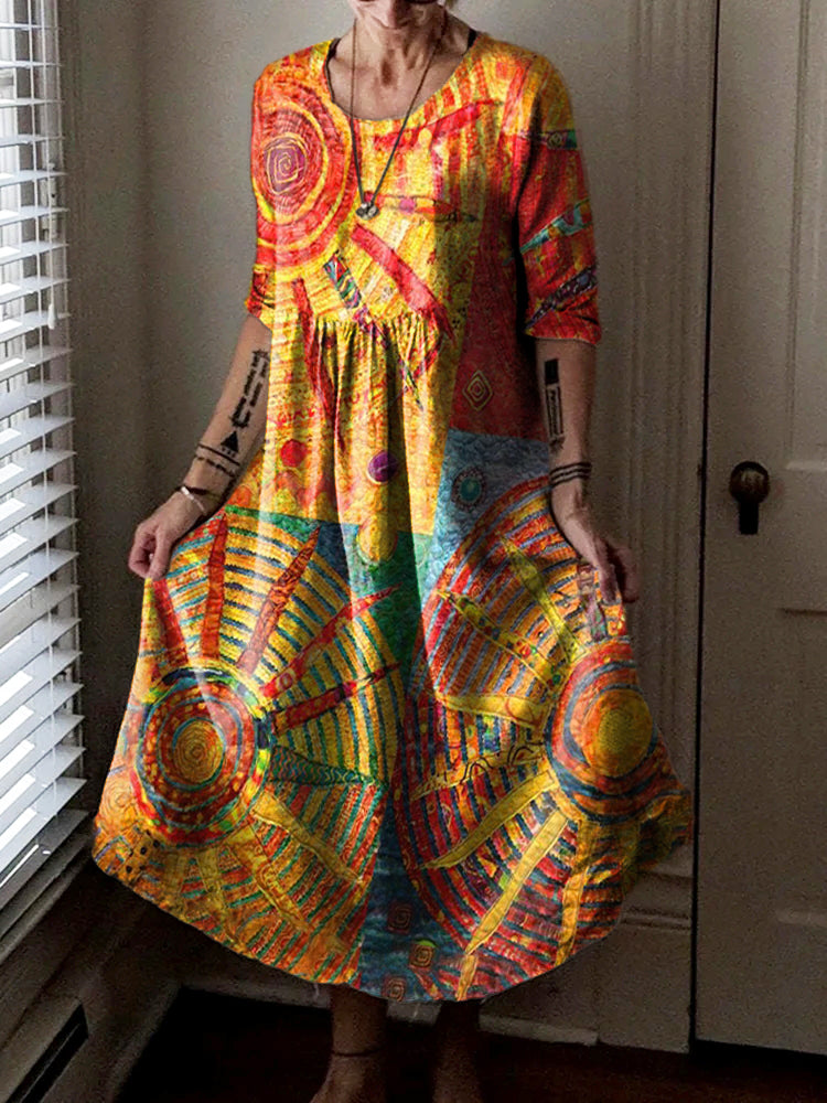 Klassisch gestaltete Kleid