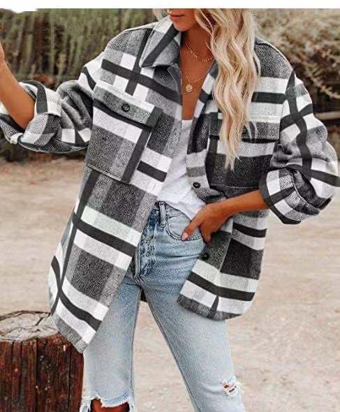 Anmutig gestaltete Jacke
