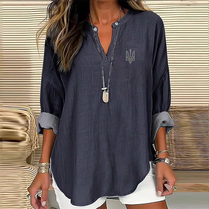 Klassische Vintage Bluse