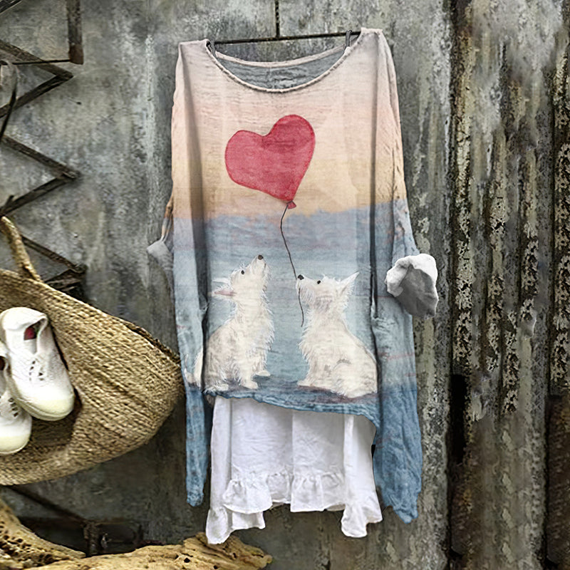 Klassische Vintage Bluse